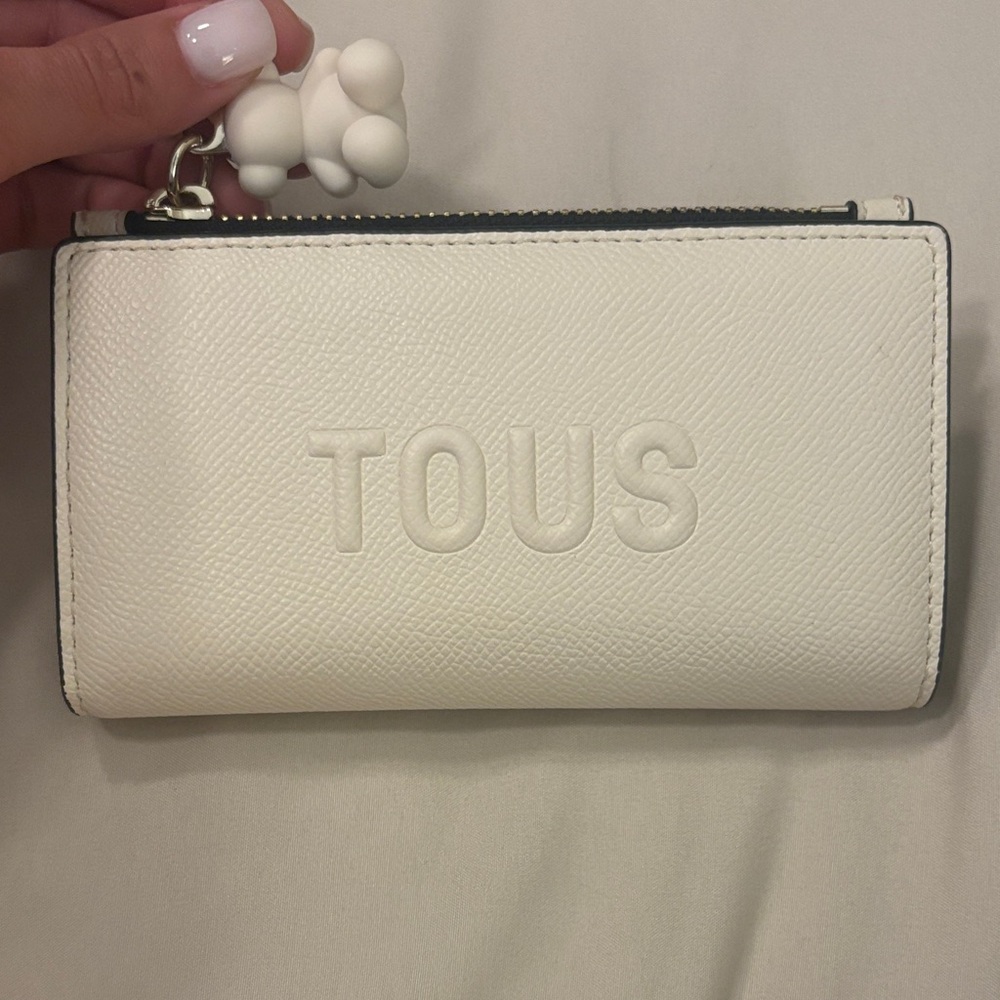 Tous Cream Women's Wallet with Charm